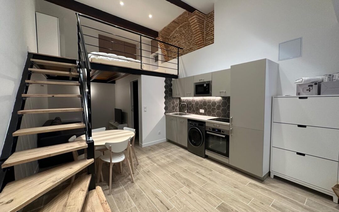 Réaménagement d&rsquo;un garage en studio optimisé